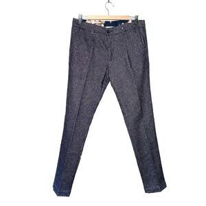 Myths Men’s Pantaloni Dyed Wire Houndstooth Dress Pants Size IT46 US30 NWT
